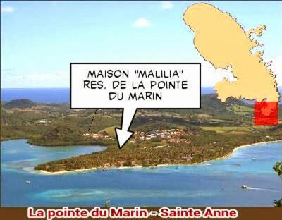 Malilia Beach A Sainte-Anne - Wifi -5 Min A Pied De La Plage Экстерьер фото
